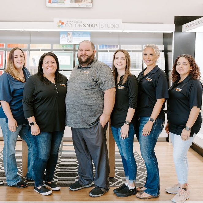 Five Star Painting of Dallas team.