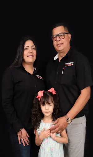Amado Cano and his family, owners of Five Star Painting of Huntsville.