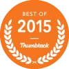 Thumbtack best of 2015 badge.