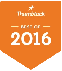Thumbtack best of 2016 badge.