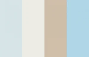 Color palette with four colors: SW 6798 Iceberg, SW 7005 Pure White, SW 9110 Malabar, SW 6800 Something Blue