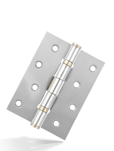 Door hinge with security features  