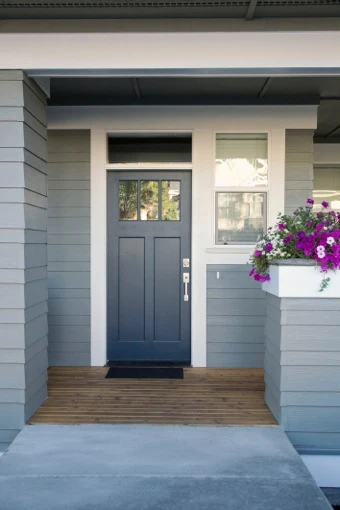 Light/Dark Gray Combo Front Porch