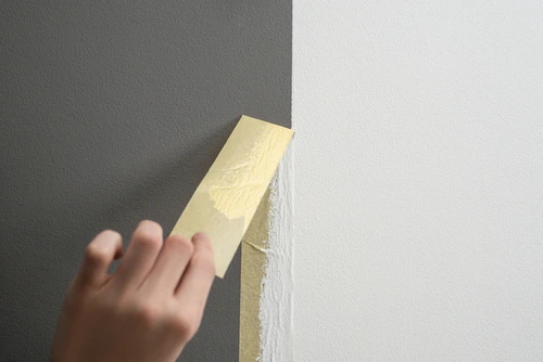 Yellow painters tape