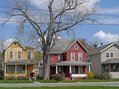 Solid Painted Houses