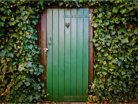 green door