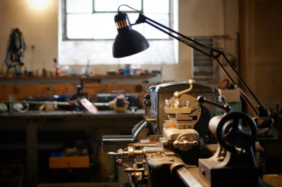 Well-Lit Tool Area in a Workshot