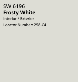 Sherwin Williams: Frosty White