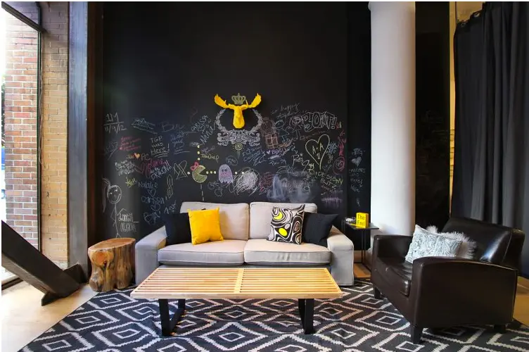 Chalkboard Wall in Home