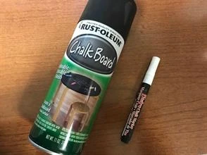 chalkboard paint crafts.