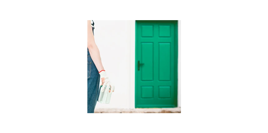 Painting a front door