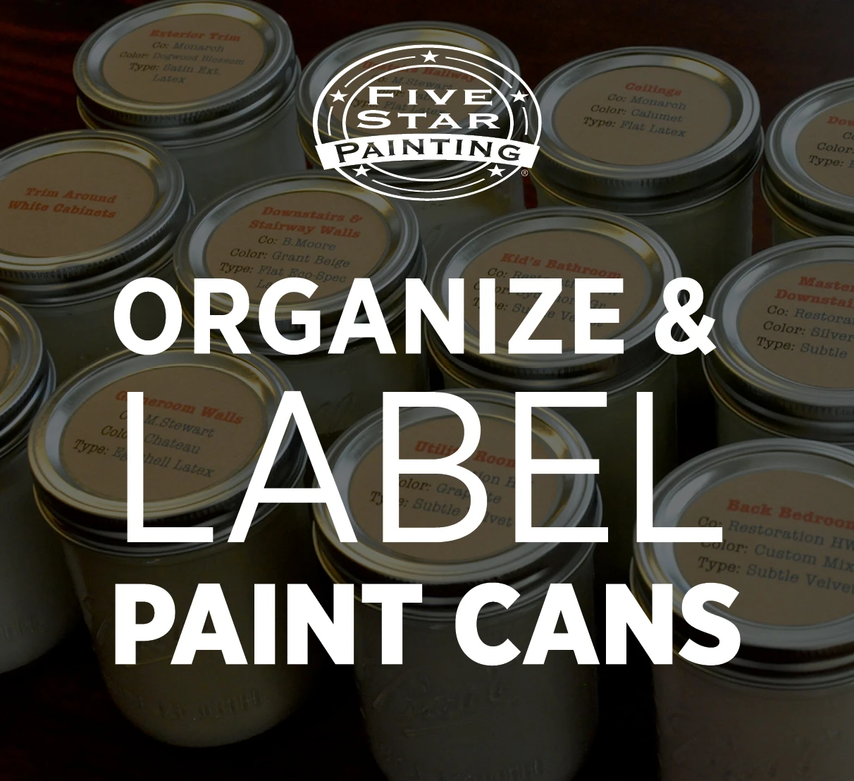 paint can labels