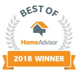 Best of Home Advisor 2018 Winner badge.