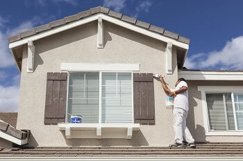 Exterior home painting.