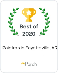 Fayetteville Best Painters of 2020 badge.