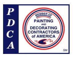 Painting and decorating contractors of America badge.