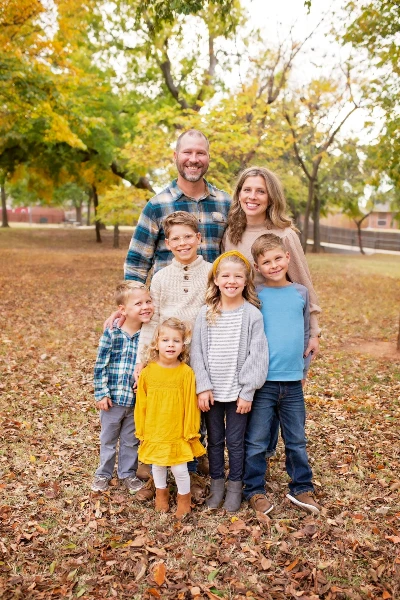 Jeff Garis and his family.