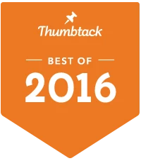 Thumbtack Best of 2016 badge.